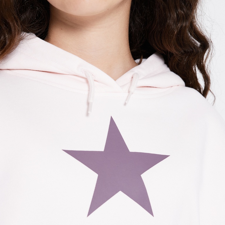 Printed hoodie "Smilla" powder pink